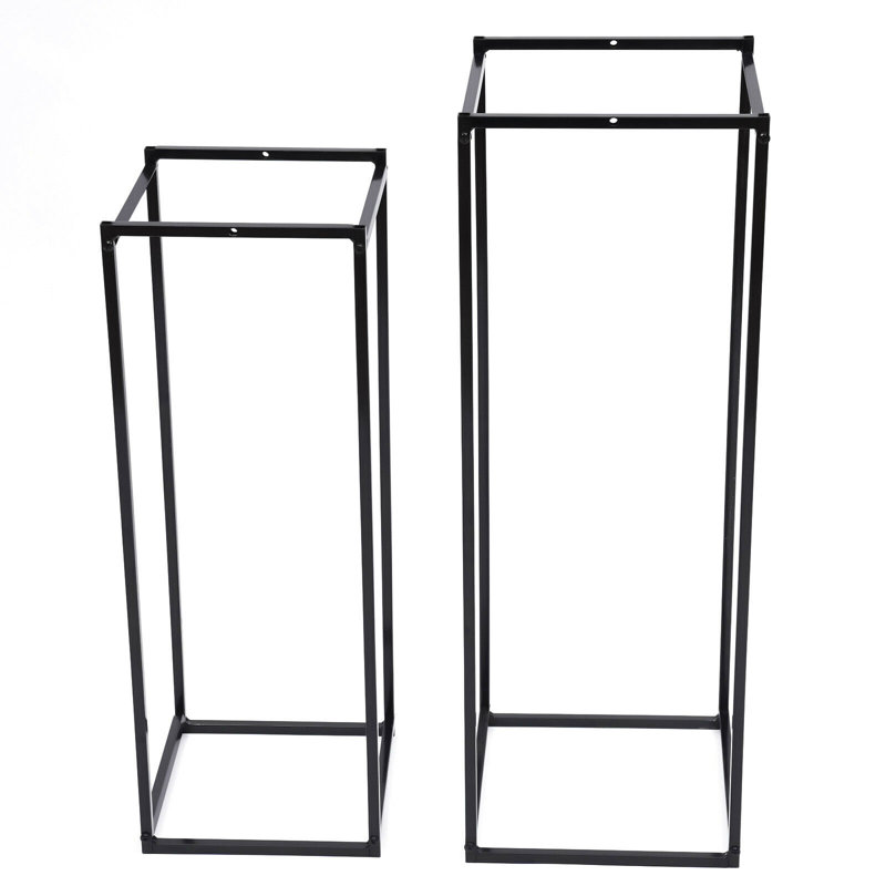 Support pour plante en métal 2 pièces
