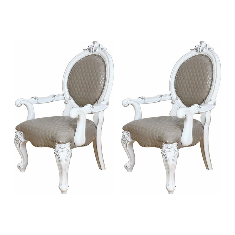 Fauteuil Aubreyona, Blanc os