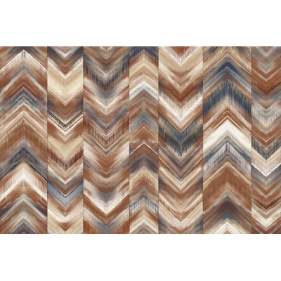 Modern Chevron Pattern Wallpaper Mural
