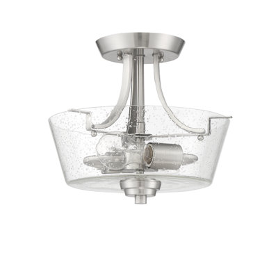 Winn Glass Semi Flush Mount