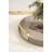 Round Vegan Leather Tray with Handles-1811775171