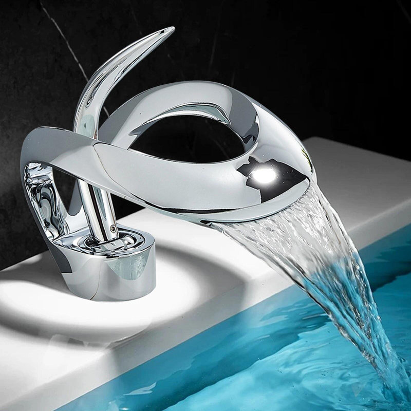 Single-handle Bathroom Faucet, Chrome