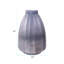 Cool Ice Blue Ribbed Cylindrical Vessel-1037978980