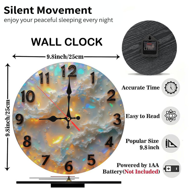 Horloge opale