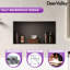 Niche de douche à simple tablette en acier inoxydable l 25 po x H 13 po avec pente de drainage, aucun carreau requis, rangement mural encastré, noir mat  -113431416