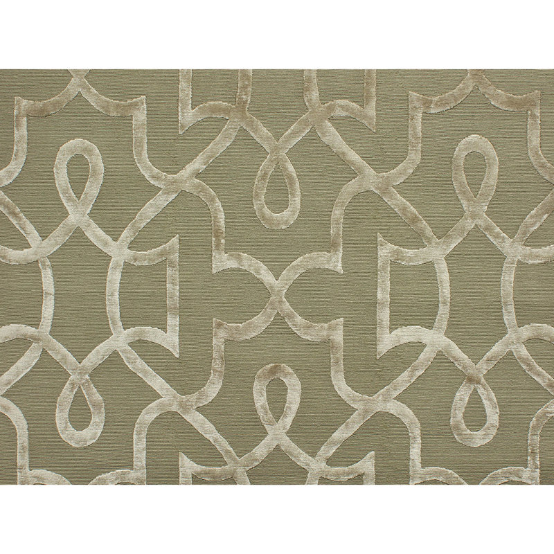 Ikat Area Rug in Endive, Rectangle 6' x 9'