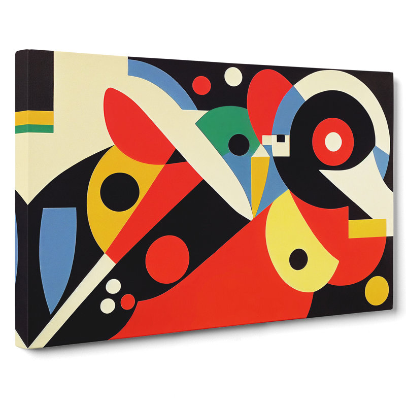 Bauhaus Modern Vol.3 Abstract - Wrapped Canvas, 35cm H x 50cm W x 3cm D