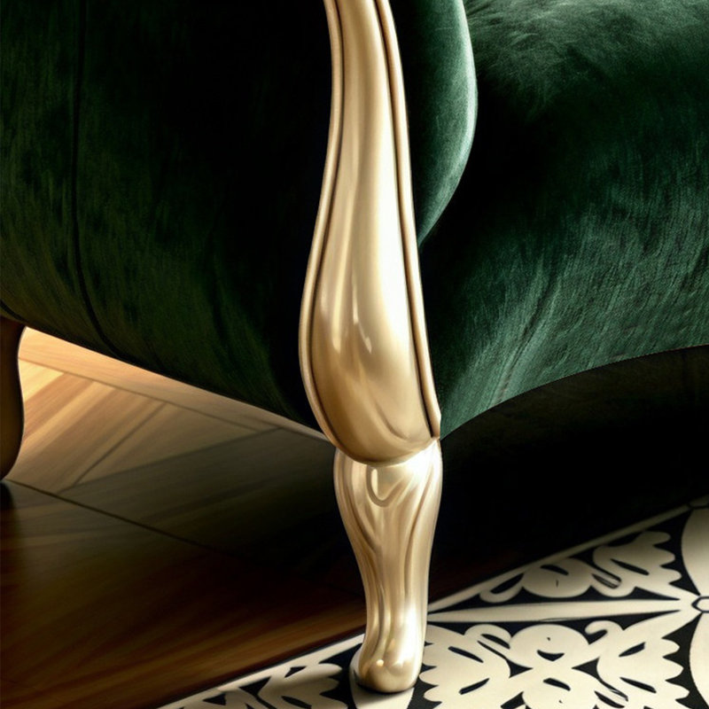 Upholstered Sofa, L 86,6 po