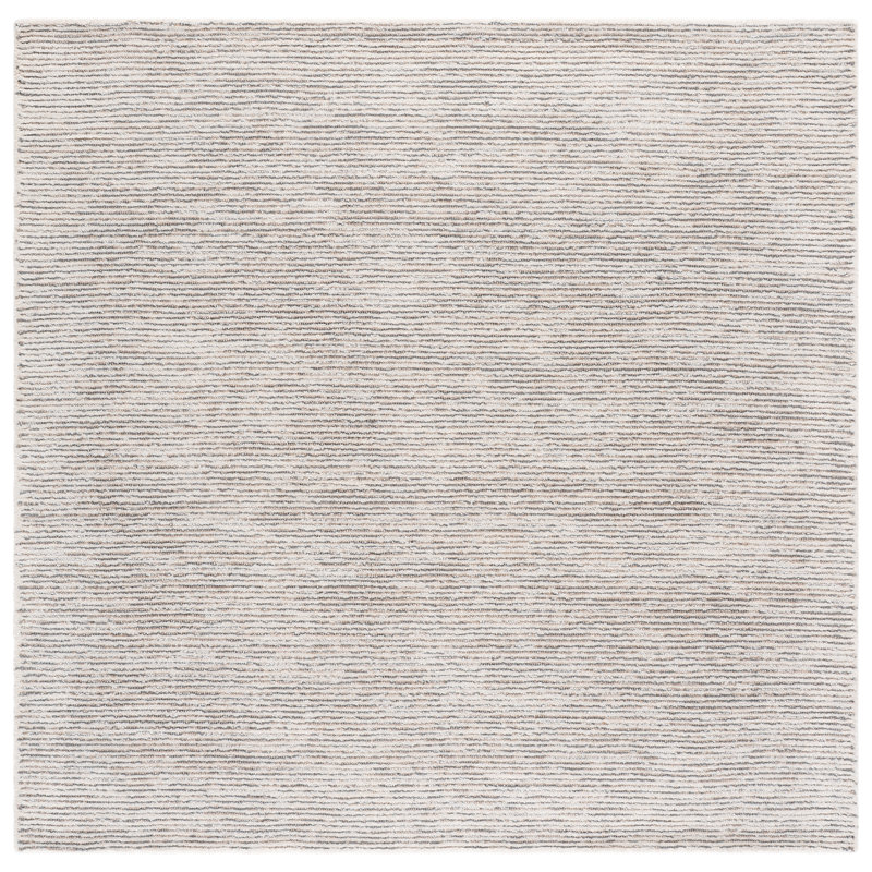 Abstract Hand Tufted Performance Abstract Indoor Rug, Square 6'