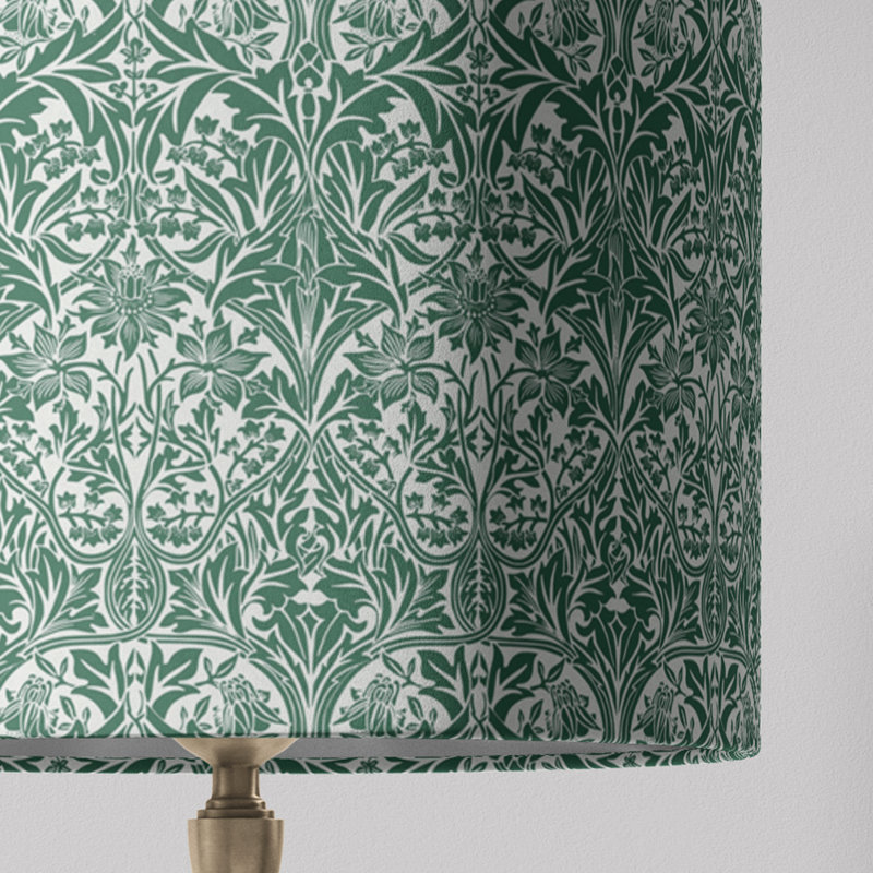 William Morris Lampshade In Bluebell, 10" H x 12" W x 12" D