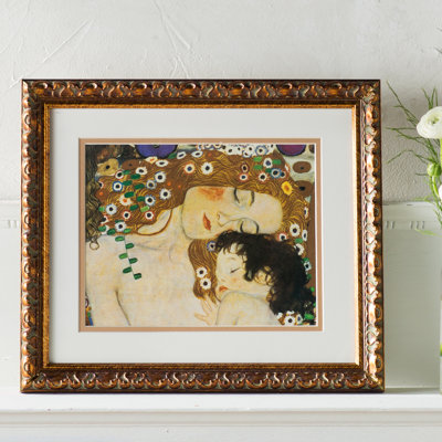 " Three Ages of Woman Mother and Childail IV) 1905 " by Gustav Klimt