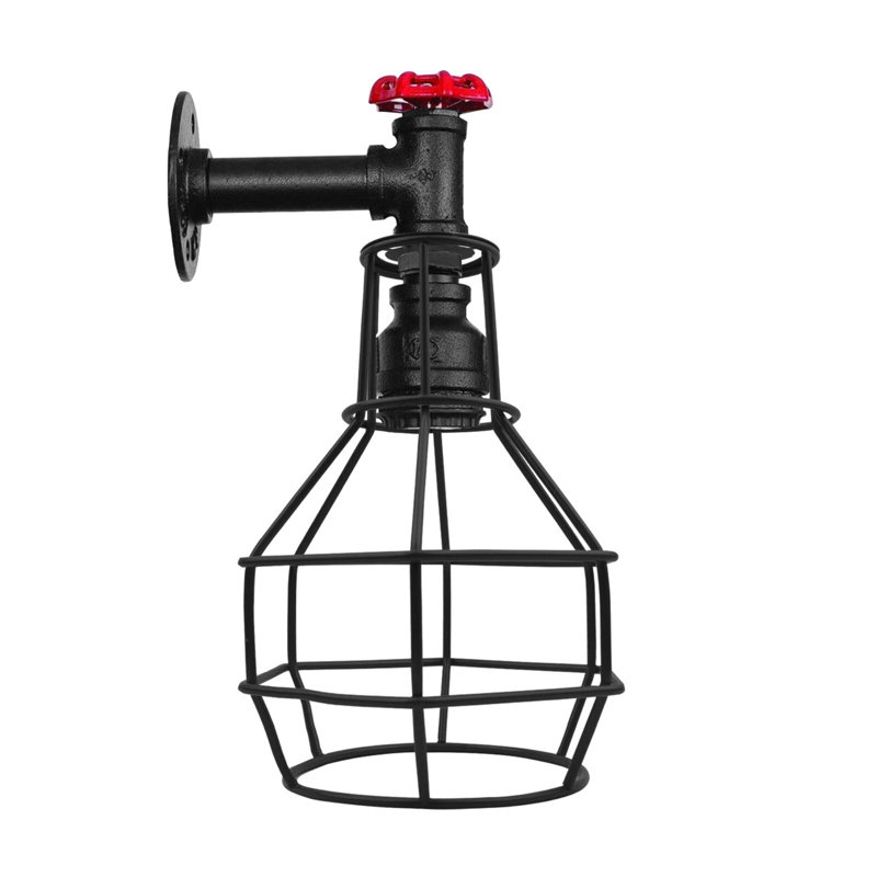 Armed Sconce, Black, No