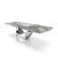 Rectangle Marble Pedestal Dining Table-260099184