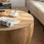 Table basse ronde de style rétro, table basse ronde