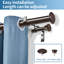Tringle à rideaux double à boutons plats Couey-1664546577-1664546581