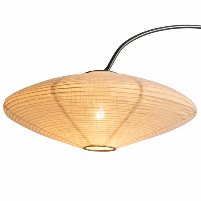 Roswell 92" Linen Floor Lamp