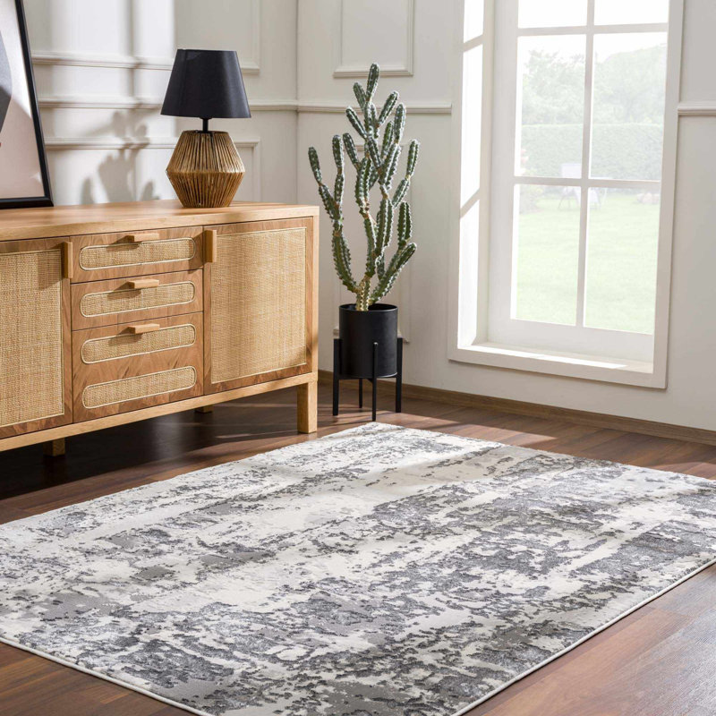 Harrus Abstract Indoor Rug, Rectangle 7'10" x 10'
