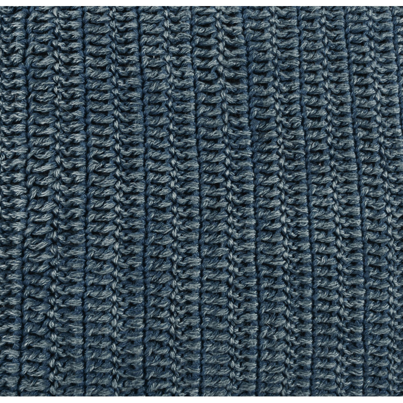 Marcie Square Pillow Cover & Insert, Rectangle 14"H x 26"W, Blue