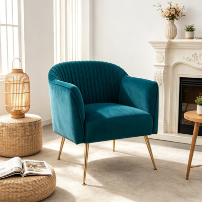 Fauteuil de chambre Modern Velvet