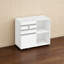 3-Drawer Mobile File Cabinet With Lock