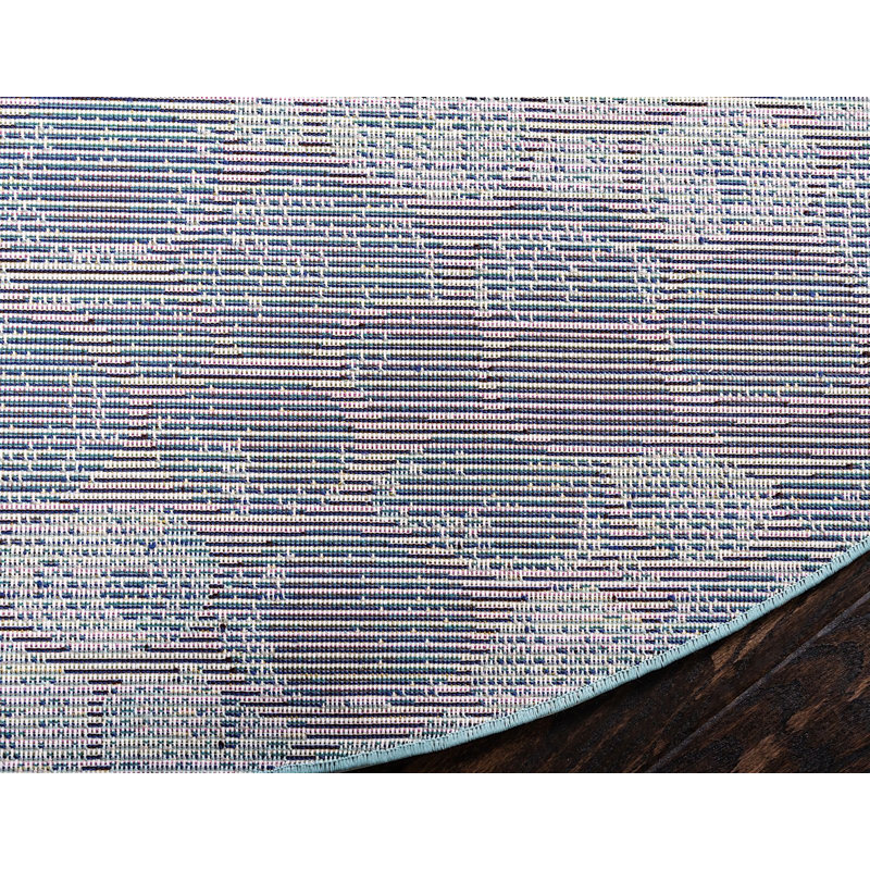 Burtrum Abstract Indoor Rug, Round 8'