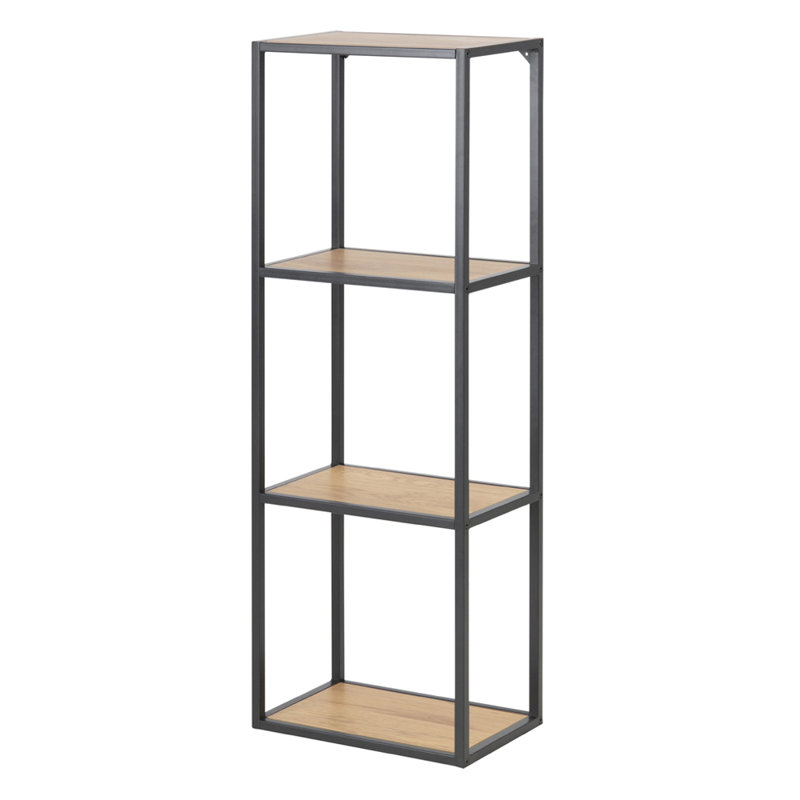 Kevern 108cm H x 37cm W Steel Standard Bookcase