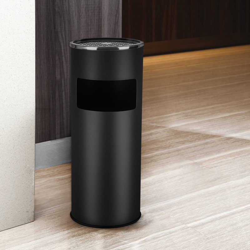 Stainless Steel Odour Seal Outdoor Trash & Recycling Bin - 3.25 L