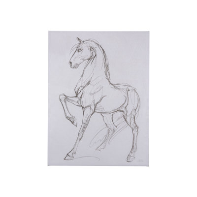 Toile texturée cheval II