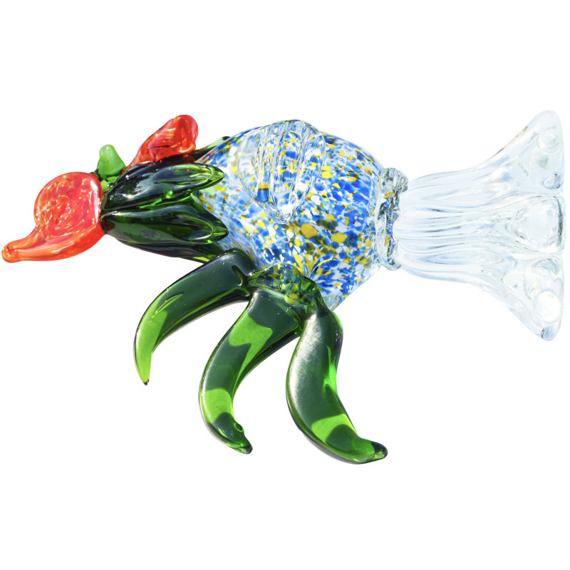 Alfredo Barbini Murano Handmade Glass Animals Hourglass
