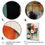 Larisa Orange Abstracted Geometric Explorations IV sur toile-88519328-88519327
