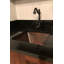 15" Square Hammered Copper Bar/Prep Sink w/ 3.5" Drain Opening