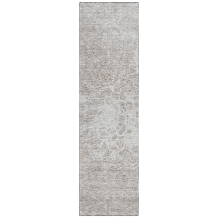 Deivion Washable Abstract Indoor / Outdoor Rug