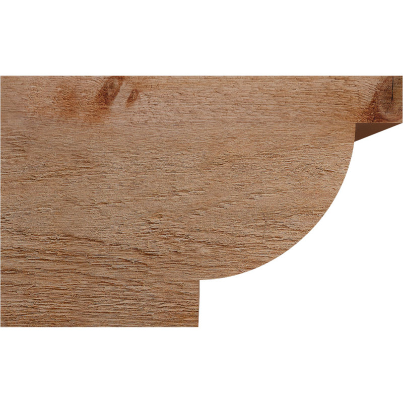 Alpine Rough Sawn, Cèdre rouge, H 10 po x l 16 po x P 4 po