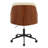Ergonomic Office Chair With Adjustable Height, 360-Degree Swivel, Padded Faux Leather Seat And Backrest, Sturdy Metal Base With Casters For Comfort And Mobility.-639844467-639844468