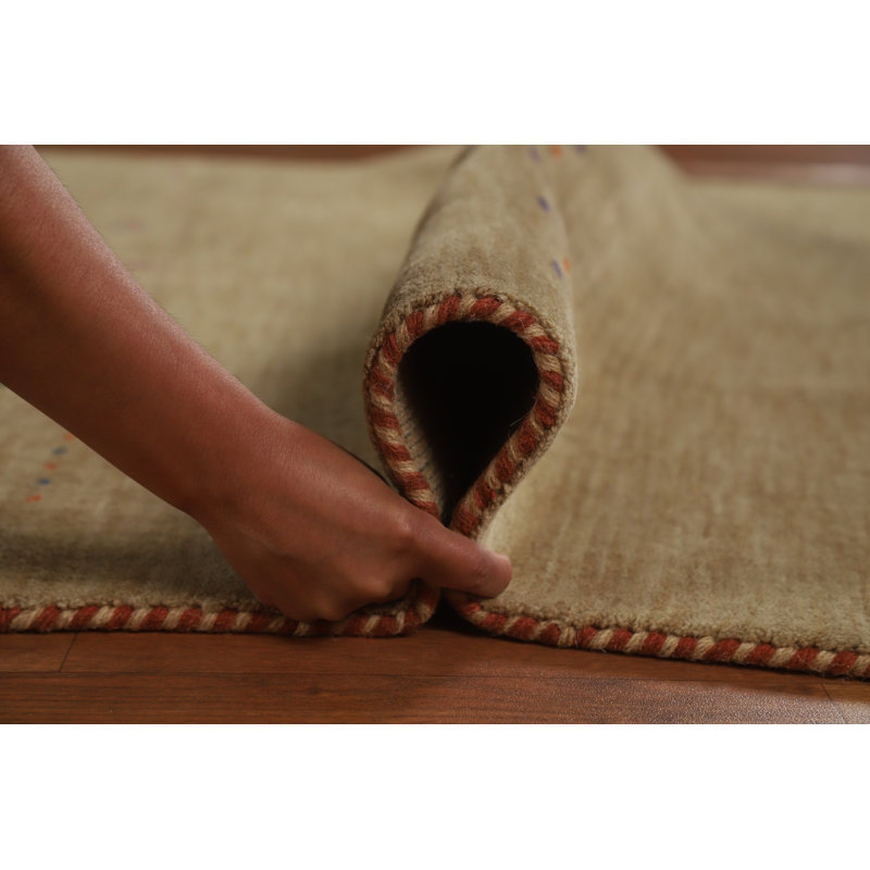 Camel Tribal Gabbeh Oriental Area Rug