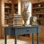 Table de canapé étroite en bois massif - Console d'entrée élégante avec tiroir et tablette pour le salon, le couloir et les petits espaces-348023482