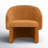 Upholstered Barrel Chair - Gold-516790789
