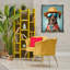 "Beach Ready Pup", art mural encadré par Roozbeh Bahramali-1885432560-1885432565