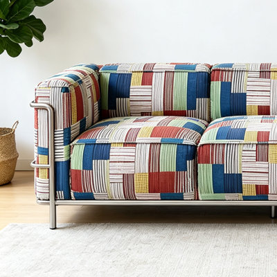 Canapé multicolore simple, tendance et créatif