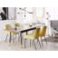 Changir Extendable Metal Base Dining Table