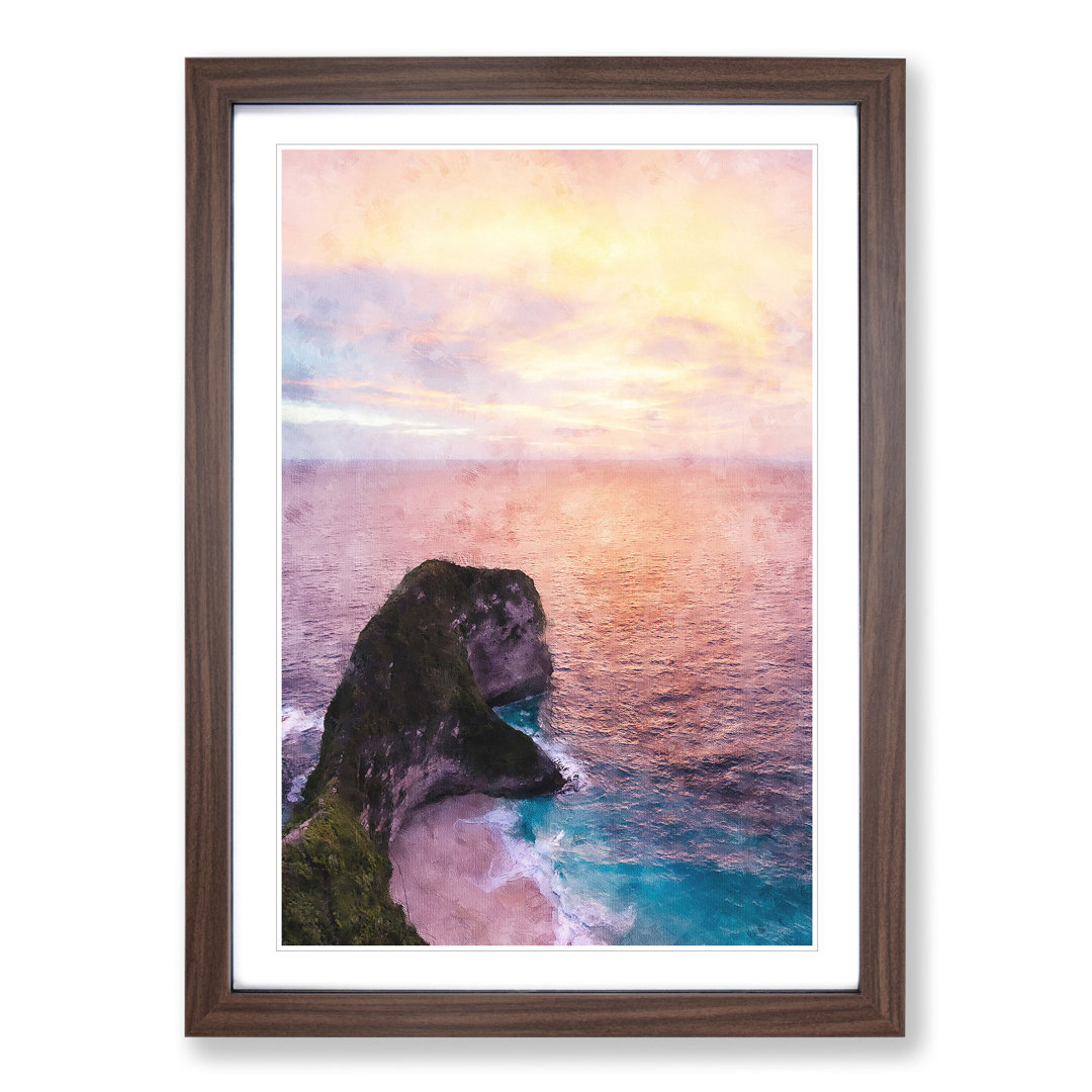 Nusa Penida Island in Indonesia - Framed Print
