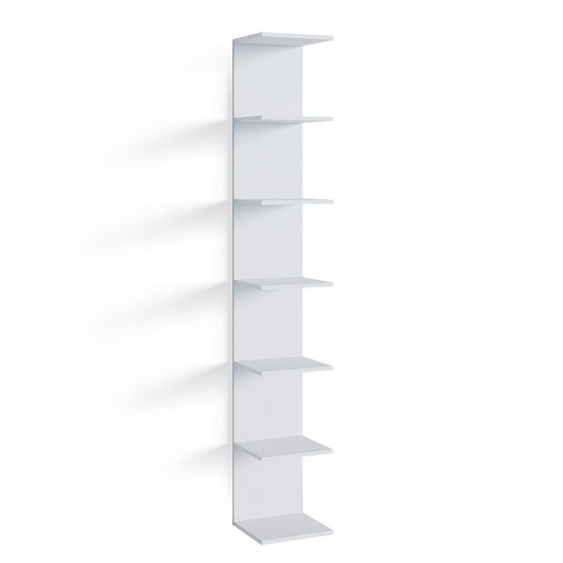 6 Piece Tiered Shelf, White