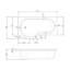 Maddalena 1500mm x 850mm Soaking Acrylic Bathtub-117326844-40722027