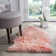 Solid Colour Sheepskin Hand Woven Area Rug