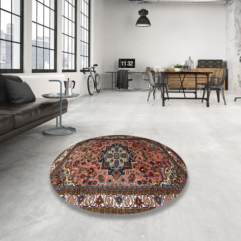 Oriental Indoor Rug, Round 7'