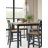 Malkin Counter Height Dining Table And 4 Barstools, Set Of 5-99374621