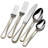 Mikasa Cameo Gold 65-Piece 18/10 Stainless Steel Flatware Set, Service for 12