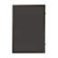 Vitrine en jersey de bois avec panneau en mousse et serrure à clé H 36 po x l 24,5 po Mallick-93758313