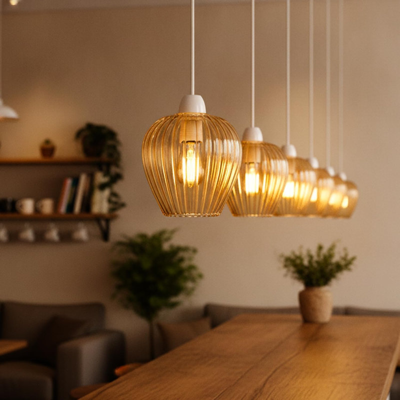 14 cm H Tulip Glass Lamp Shade