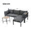 Grey  Garden Furniture Set